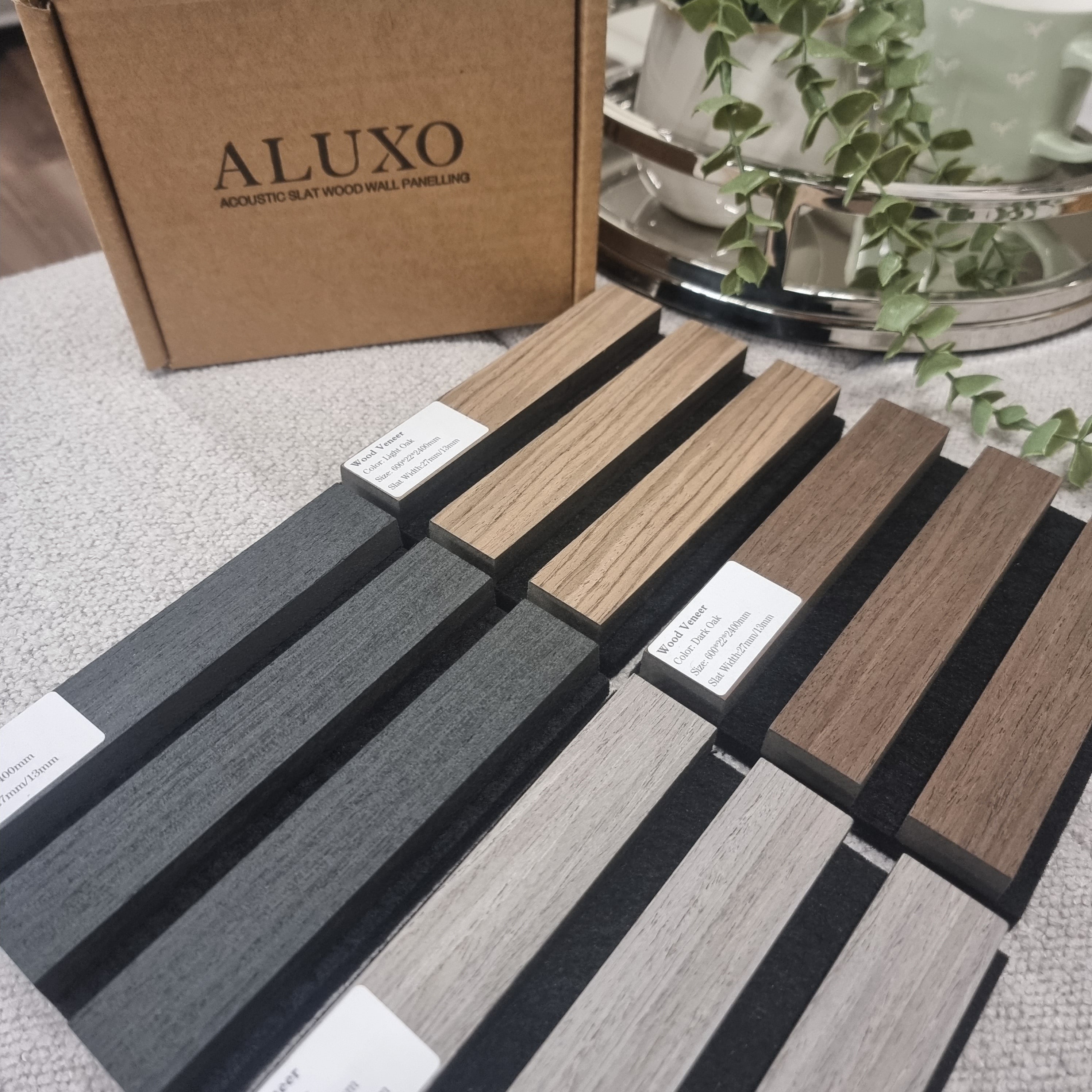 Acoustic Slatted Wall Panels - Sample Boxes
