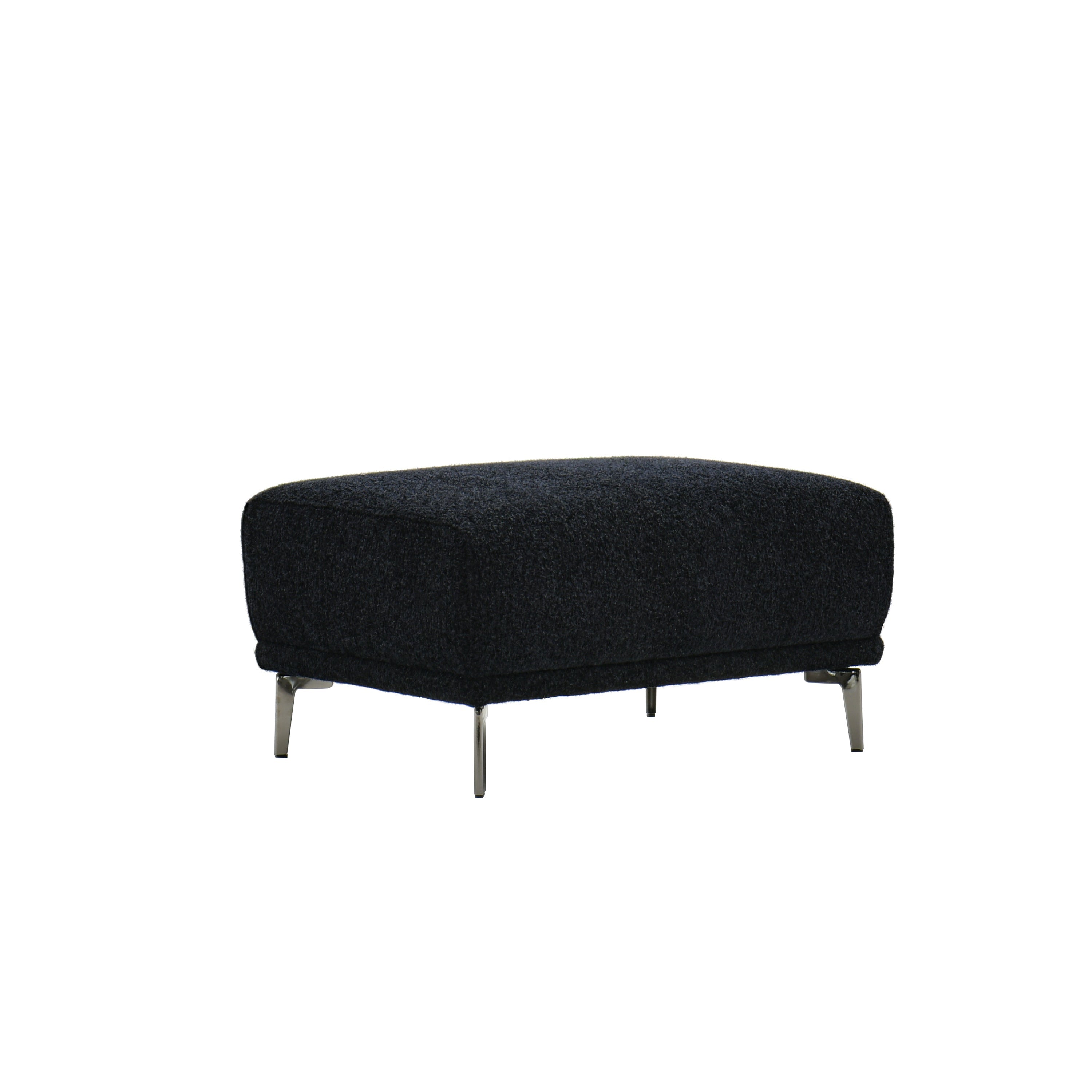 Aluxo Albany Sofa Range in Black Lux Boucle Fabric