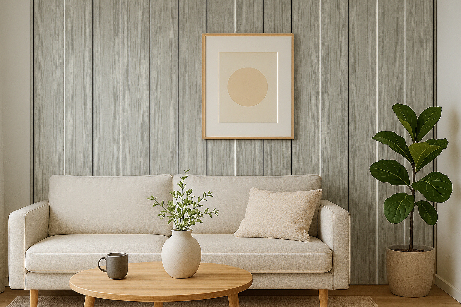 **PROMO** - WPC Wood Effect Flat Style Wall Panels