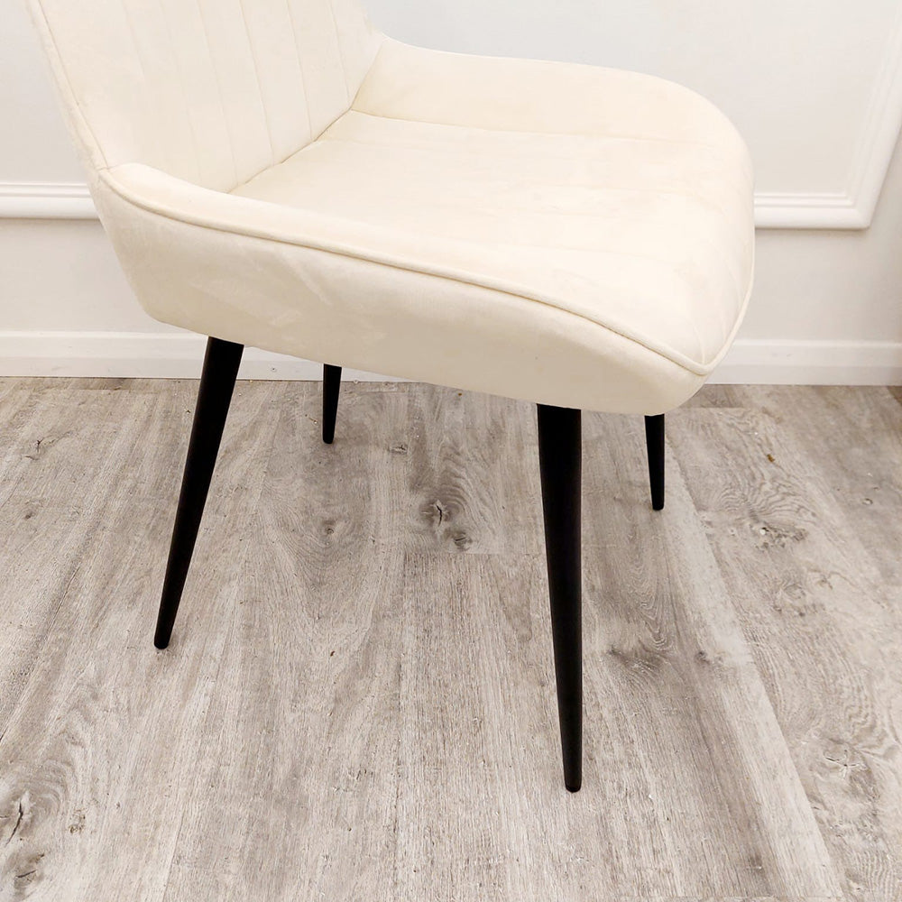 **PROMO** 4 x Dido Dining Chairs in Cream