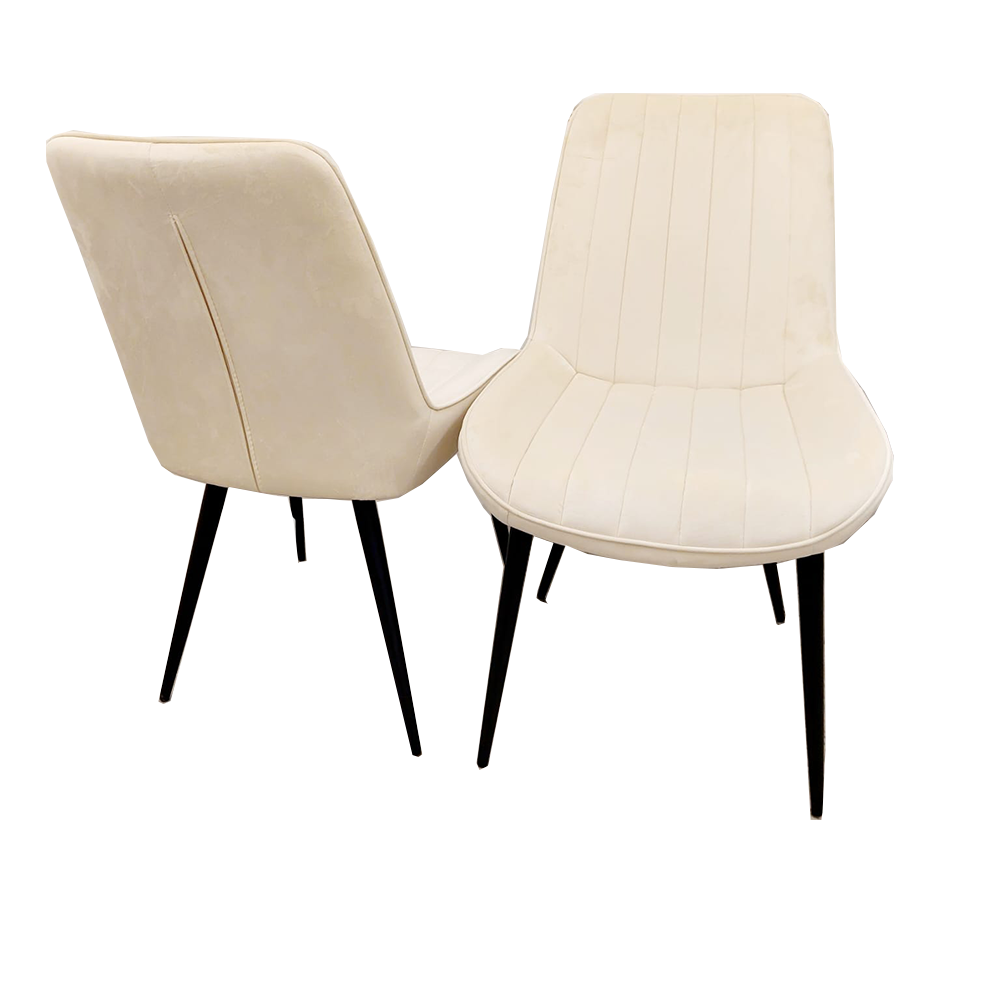 **PROMO** 4 x Dido Dining Chairs in Cream