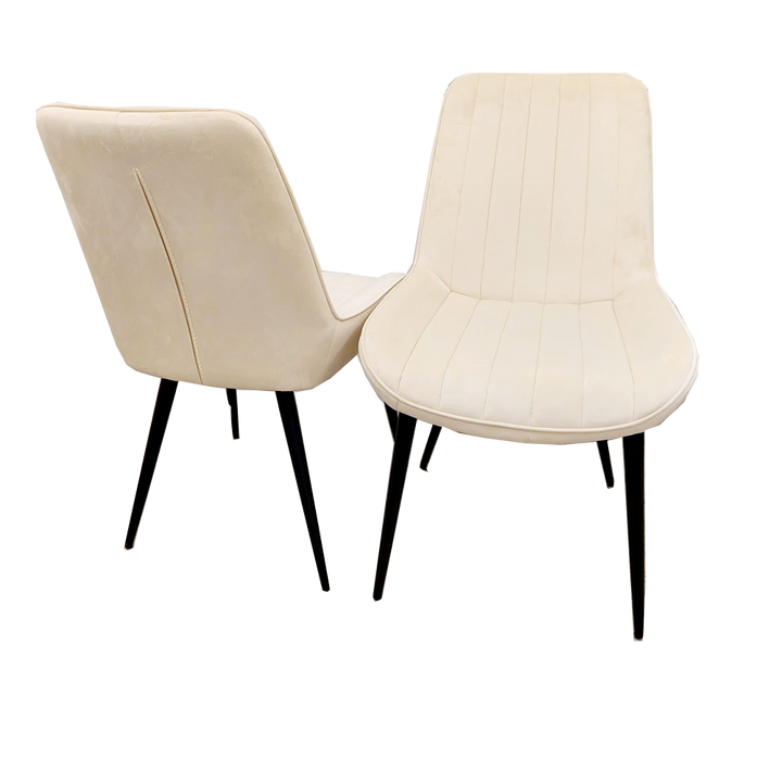 **PROMO** 4 x Dido Dining Chairs in Cream