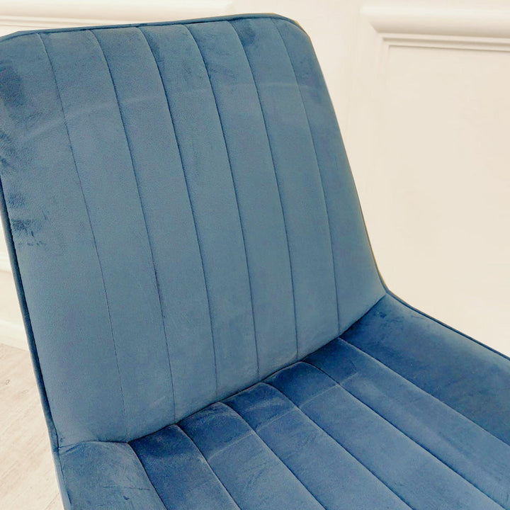 **PROMO** 4 x Dido Dining Chairs in Navy Blue