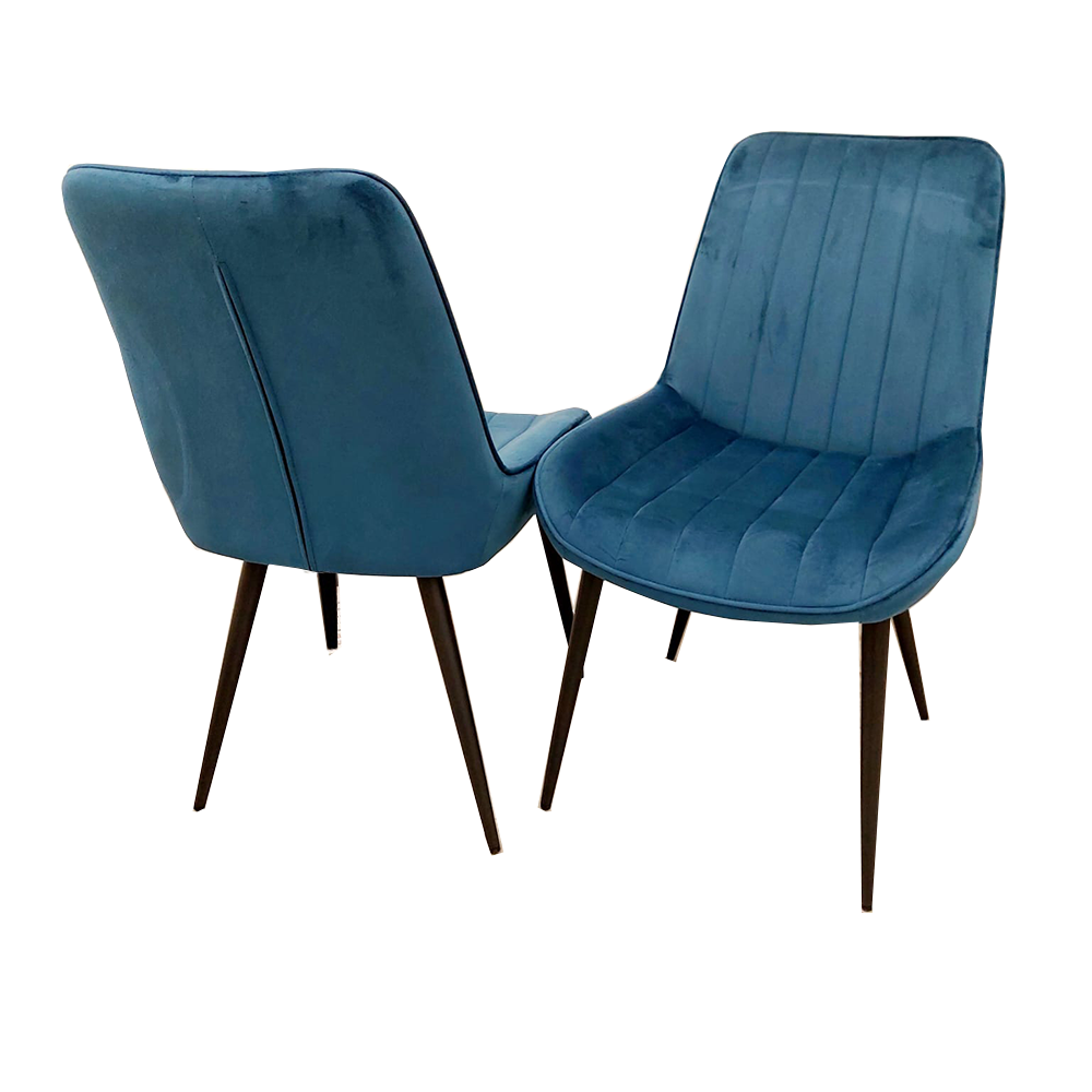 **PROMO** 4 x Dido Dining Chairs in Navy Blue