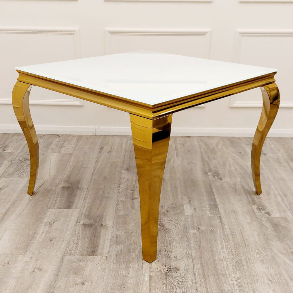 Stunning Louis Gold Dining Table: Elegant Modern Design with Premium Marble Tops