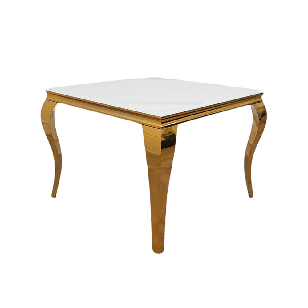Stunning Louis Gold Dining Table: Elegant Modern Design with Premium Marble Tops