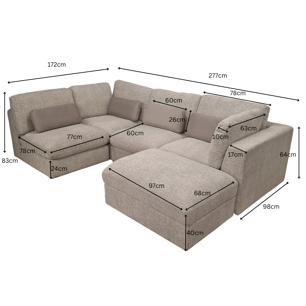 **PROMO** Madison U Shape Sofa