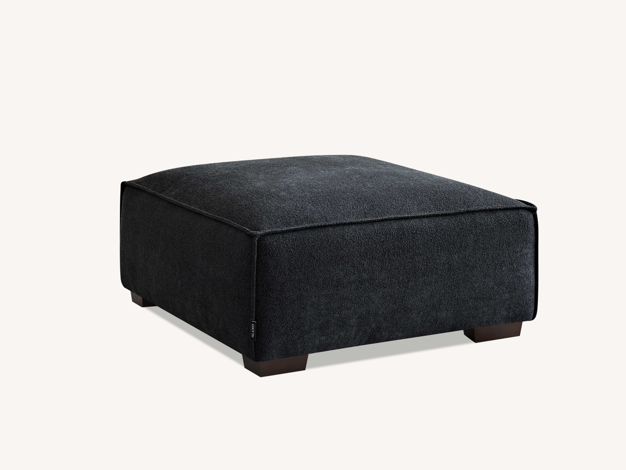 Aluxo Dakota Sofa Range Chaise in Midnight Boucle