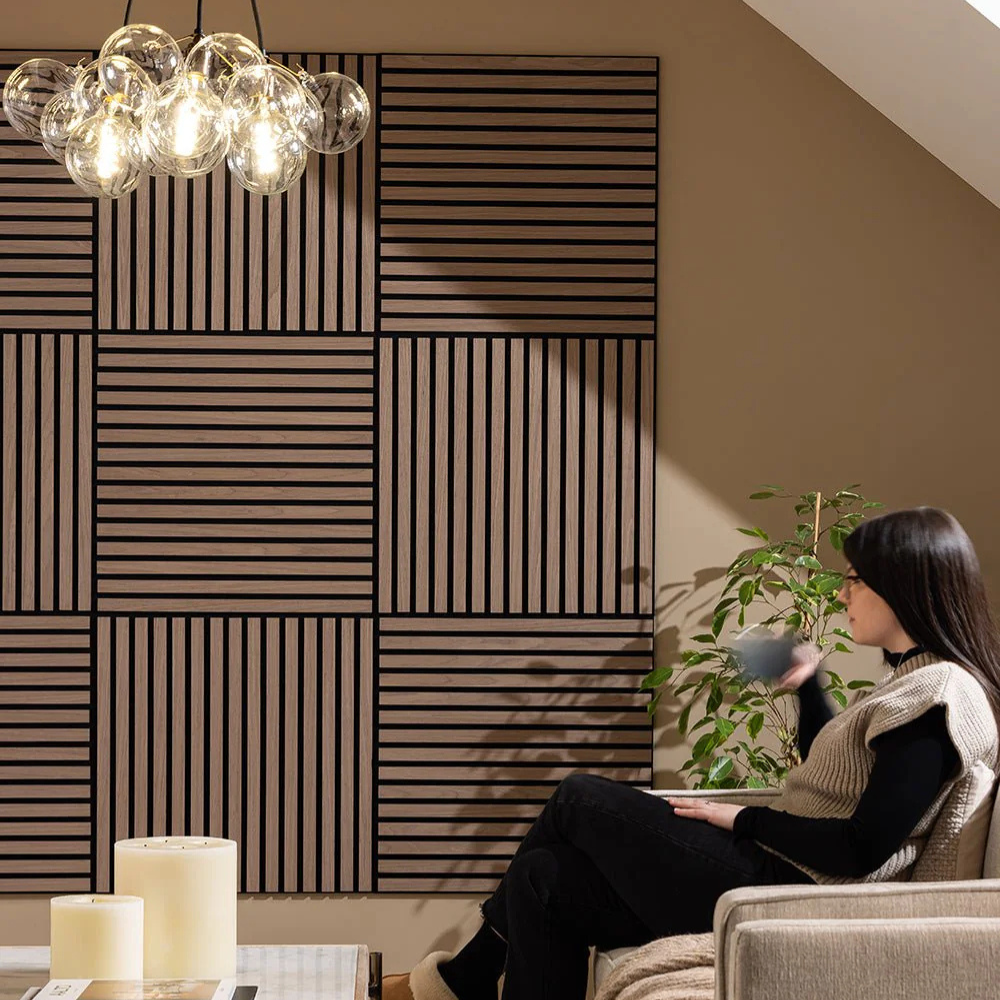**PROMO** Square Wood Acoustic Wall Panels