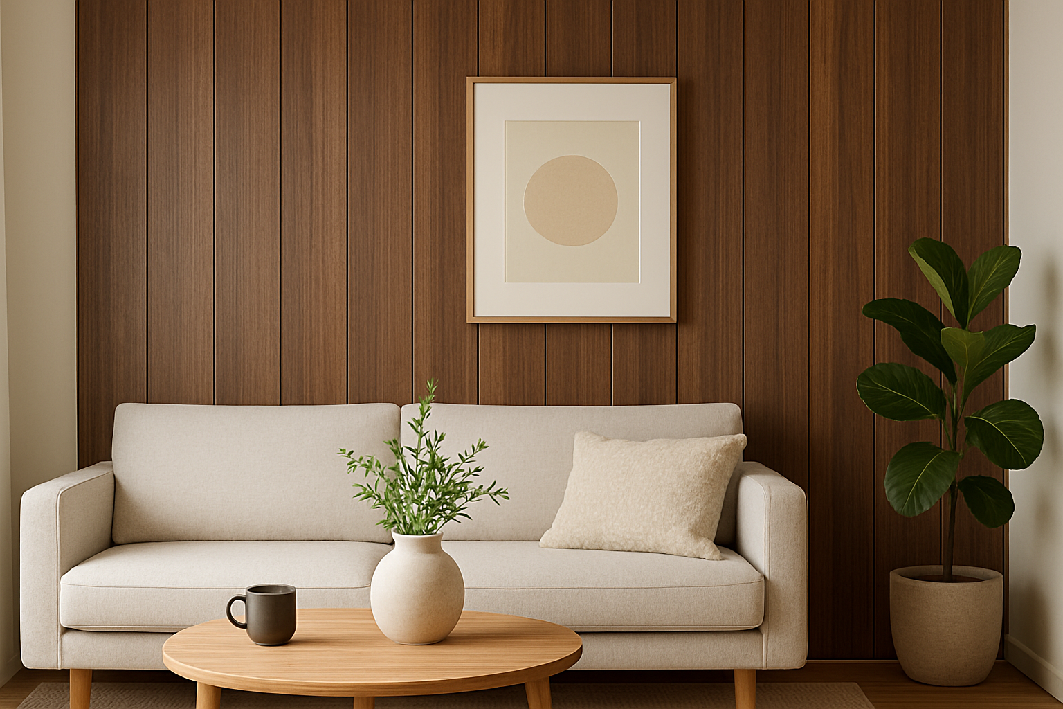 **PROMO** - WPC Wood Effect Flat Style Wall Panels