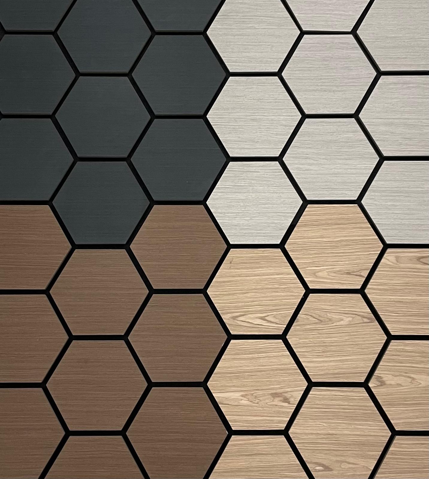 **PROMO** Hexagon Wood Acoustic Wall Panels