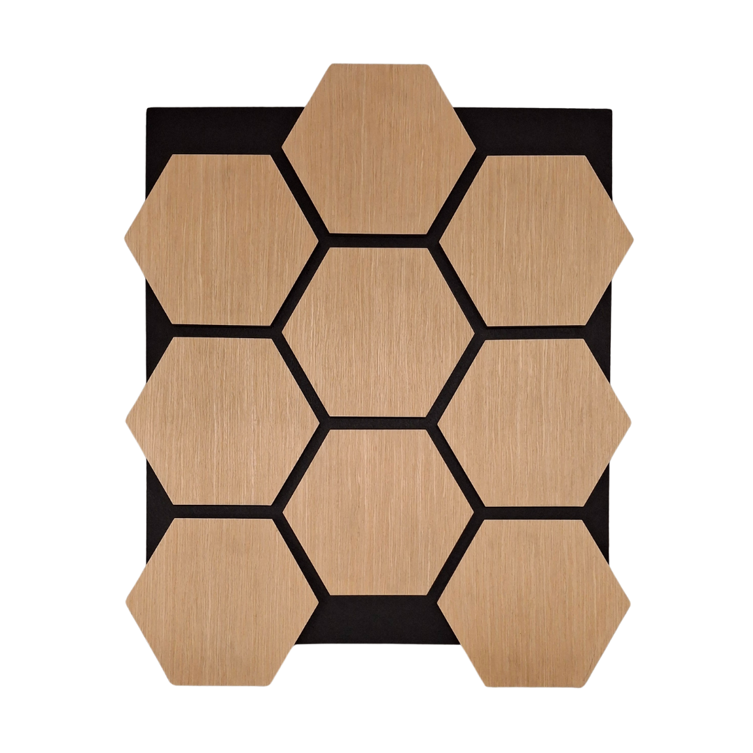 **PROMO** Hexagon Wood Acoustic Wall Panels